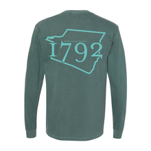 Load image into Gallery viewer, shelby 1792 Blue Spruce Long Sleeve Tee
