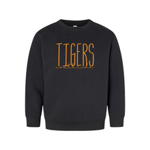 Load image into Gallery viewer, Tigers Script Youth Crewneck