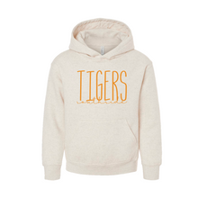 Load image into Gallery viewer, Tigers Script Youth Hoodie