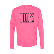Load image into Gallery viewer, Tigers Script Long Sleeve Tee