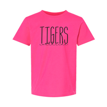 Load image into Gallery viewer, Tigers Script Youth Tee