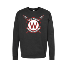 Load image into Gallery viewer, West Warrior Football Crewneck