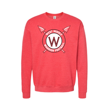 Load image into Gallery viewer, West Warrior Football Crewneck