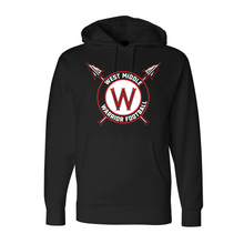 Load image into Gallery viewer, West Warrior Football Hoodie