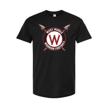 Load image into Gallery viewer, West Warrior Football Tee