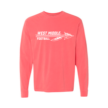 Load image into Gallery viewer, West Middle Football Long Sleeves Tee