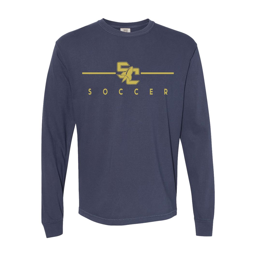 Comfort Colors SC Soccer Long Sleeves Tee