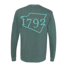 Load image into Gallery viewer, shelby 1792 Blue Spruce Long Sleeve Tee
