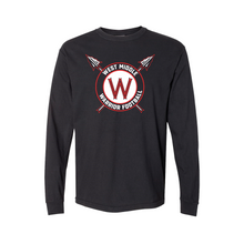 Load image into Gallery viewer, West Warrior Football Long Sleeves Tee
