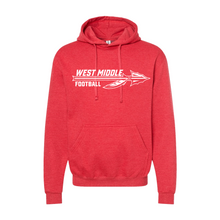 Load image into Gallery viewer, West Middle Football Hoodie
