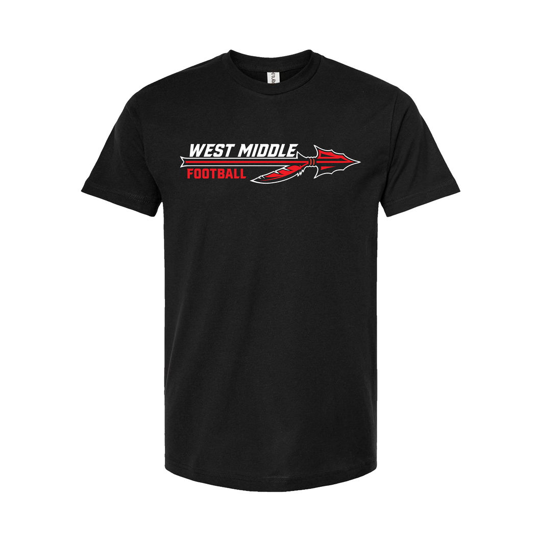 West Middle Football Tee